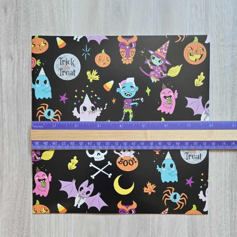 Halloween Themed Big Pads Of Paper DIY Journals Crafts Kids Party Notepad